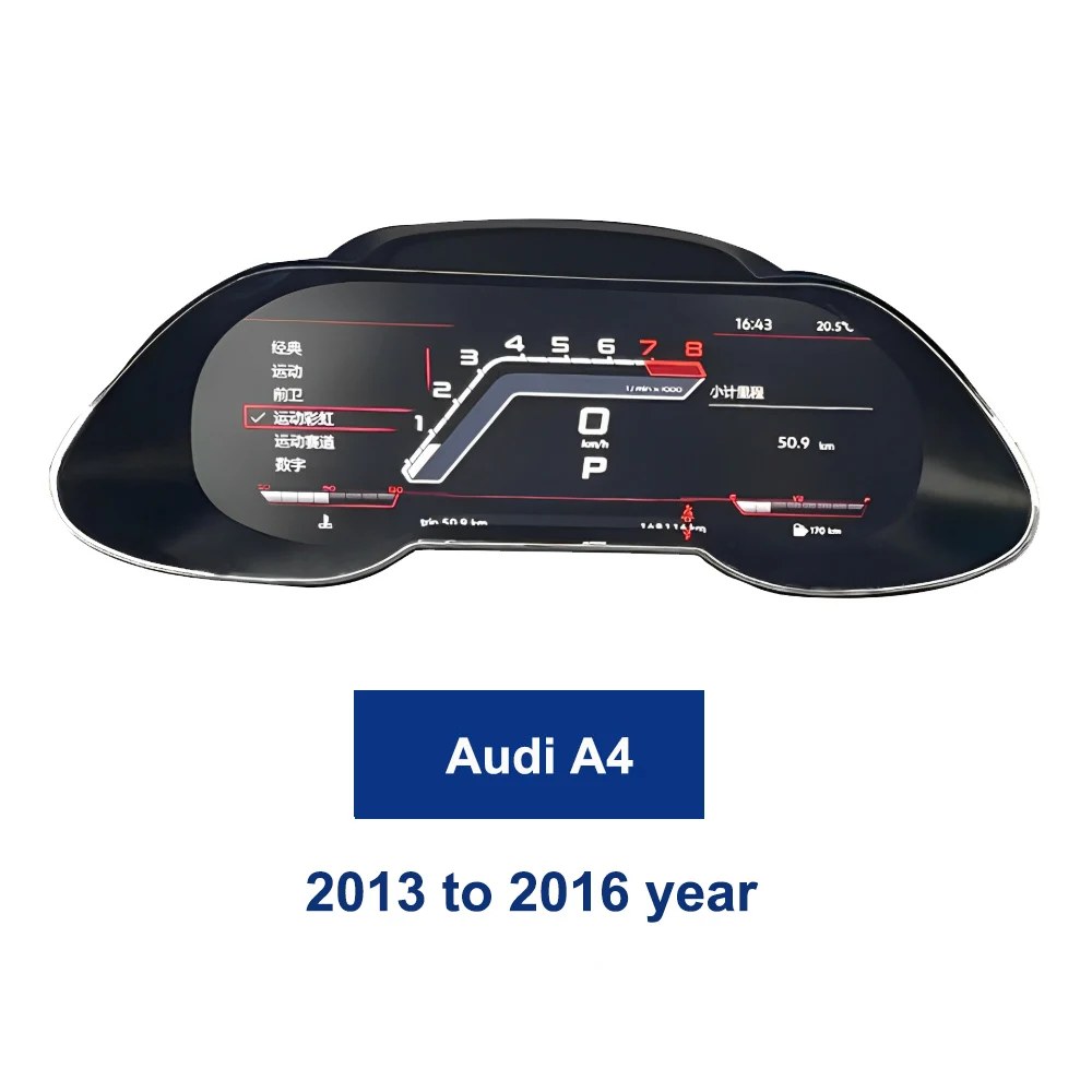 Combiné d'instruments numérique Audi A4