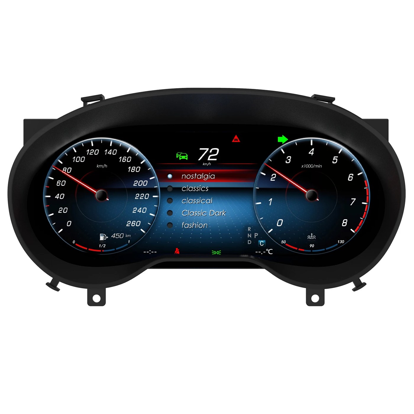 Combiné d'instruments numérique Mercedes-Benz Classe A